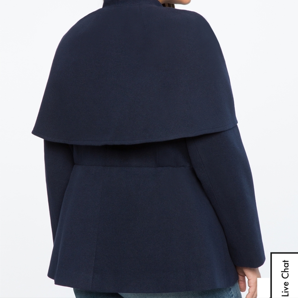 Peplum Cape Jacket - image 3
